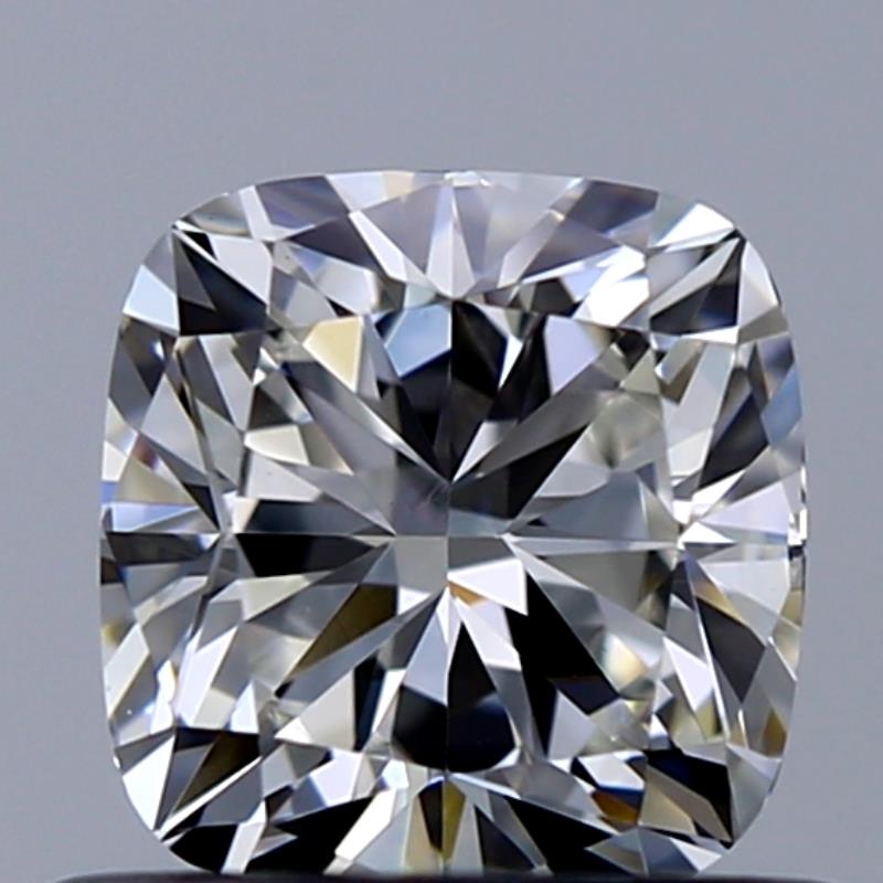 0.51 Carat Cushion Natural Diamond with  Cut Diamond in 14KT  view 1
