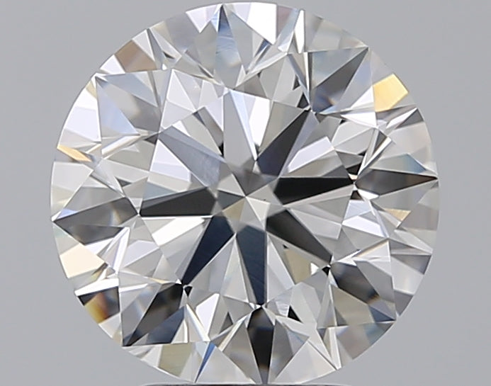 3.5 Carat Round Natural Diamond with  Cut Diamond in 14KT  view 1
