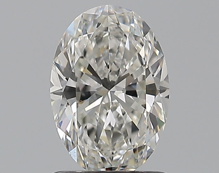1.02 Carat Oval Natural Diamond with  Cut Diamond in 14KT  view 1
