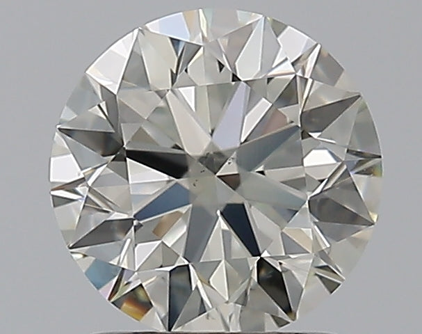 1.3 Carat Round Natural Diamond with  Cut Diamond in 14KT  view 1
