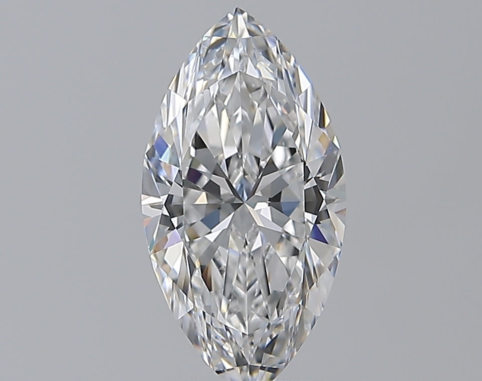 2.26 Carat Marquise Natural Diamond with  Cut Diamond in 14KT  view 1
