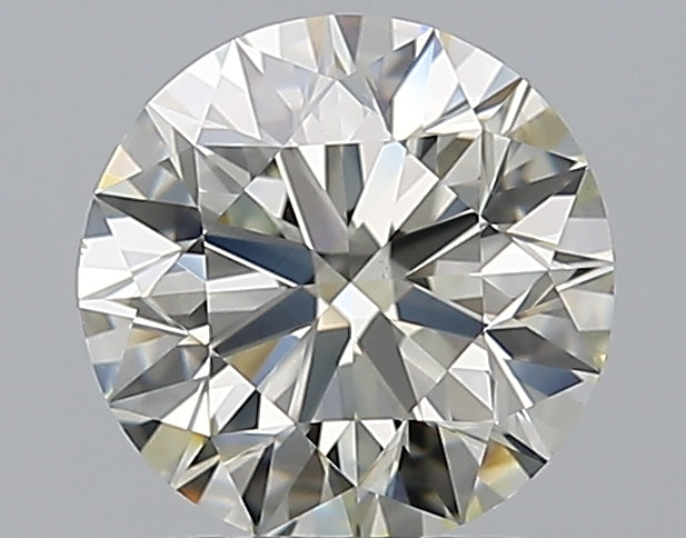 1.51 Carat Round Natural Diamond with  Cut Diamond in 14KT  view 1
