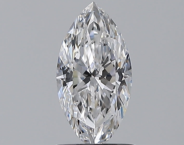 1.0 Carat Marquise Natural Diamond with  Cut Diamond in 14KT  view 1
