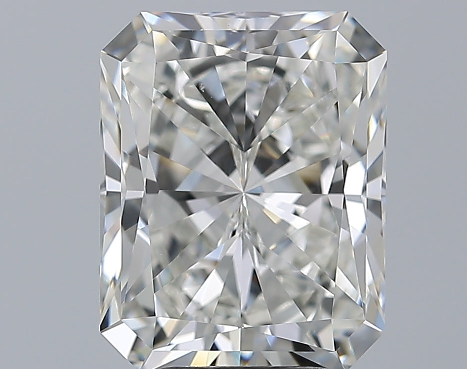 5.01 Carat Radiant Natural Diamond with  Cut Diamond in 14KT  view 1
