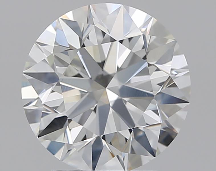 2.13 Carat Round Natural Diamond with  Cut Diamond in 14KT  view 1
