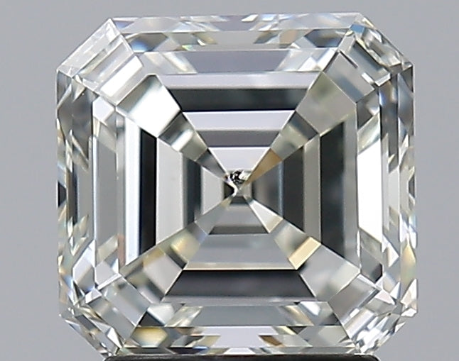 2.5 Carat Emerald Natural Diamond with  Cut Diamond in 14KT  view 1
