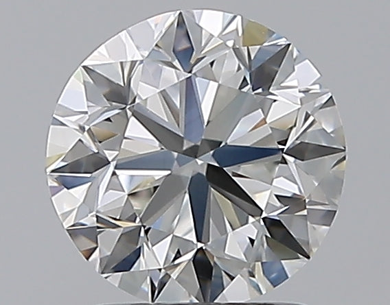 1.51 Carat Round Natural Diamond with  Cut Diamond in 14KT  view 1
