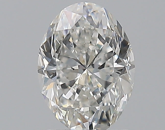 1.2 Carat Oval Natural Diamond with  Cut Diamond in 14KT  view 1
