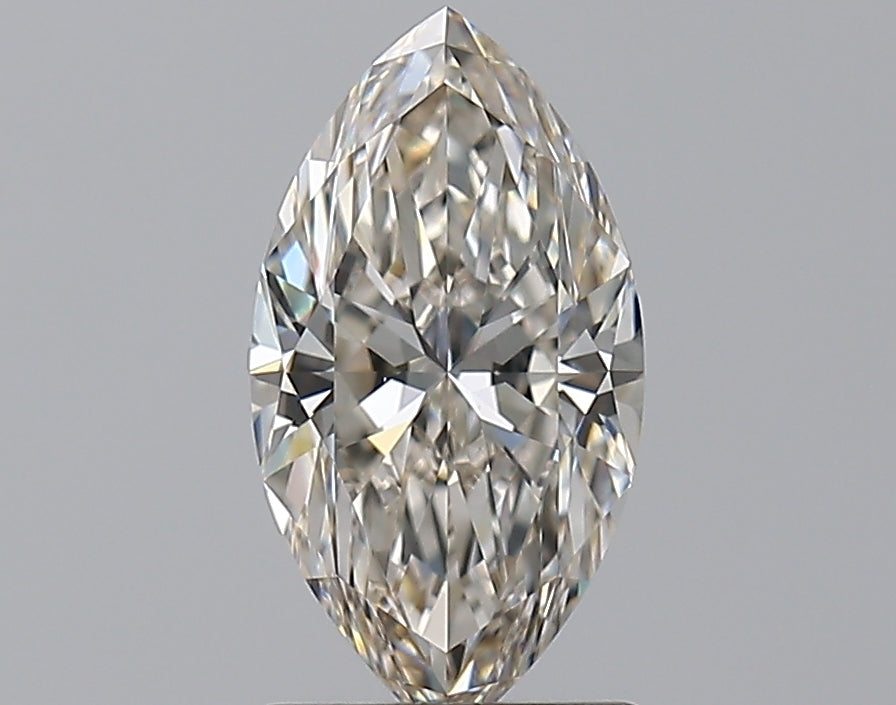 1.52 Carat Marquise Natural Diamond with  Cut Diamond in 14KT  view 1

