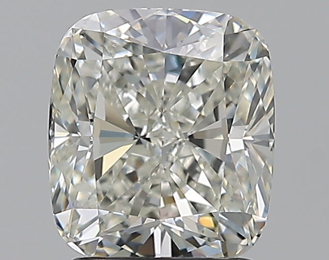 2.01 Carat Cushion Natural Diamond with  Cut Diamond in 14KT  view 1
