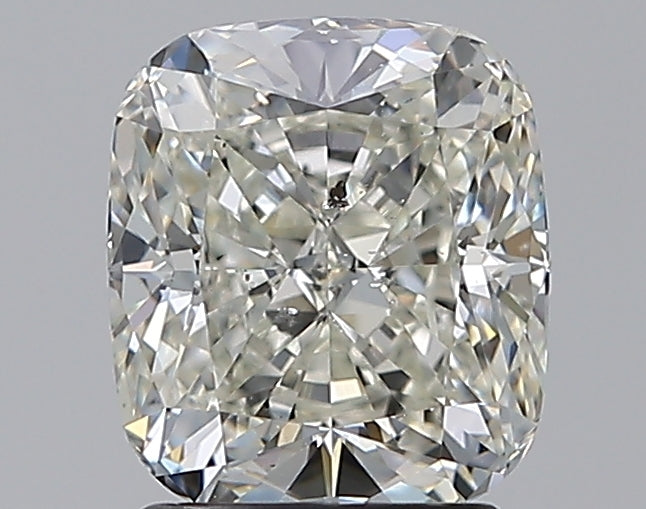 2.01 Carat Cushion Natural Diamond with  Cut Diamond in 14KT  view 1
