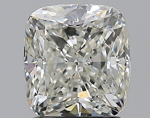 1.9 Carat Cushion Natural Diamond with  Cut Diamond in 14KT  view 1
