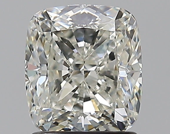 1.51 Carat Cushion Natural Diamond with  Cut Diamond in 14KT  view 1
