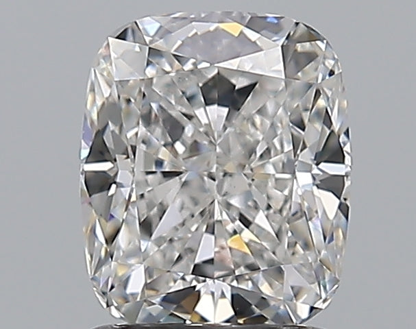 1.51 Carat Cushion Natural Diamond with  Cut Diamond in 14KT  view 1
