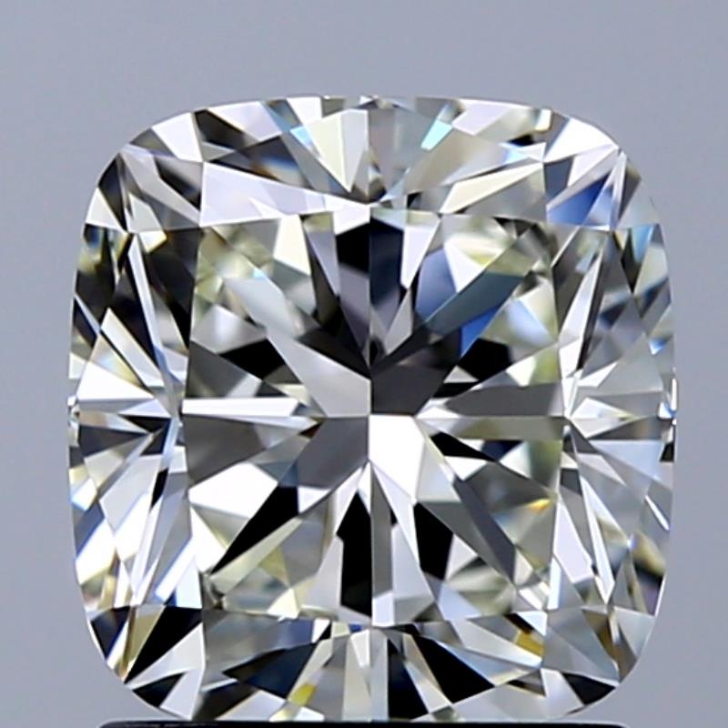 1.61 Carat Cushion Natural Diamond with  Cut Diamond in 14KT  view 1
