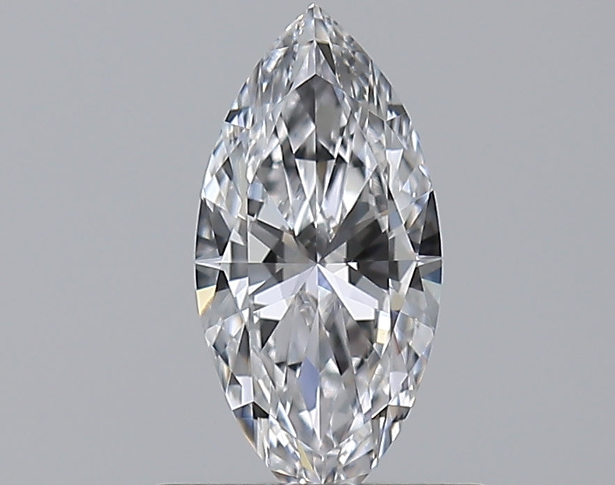 0.5 Carat Marquise Natural Diamond with  Cut Diamond in 14KT  view 1
