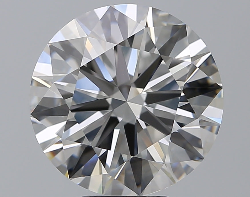 6.5 Carat Round Natural Diamond with  Cut Diamond in 14KT  view 1
