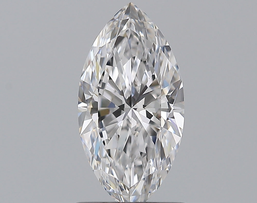 1.01 Carat Marquise Natural Diamond with  Cut Diamond in 14KT  view 1
