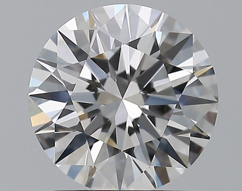1.66 Carat Round Natural Diamond with  Cut Diamond in 14KT  view 1
