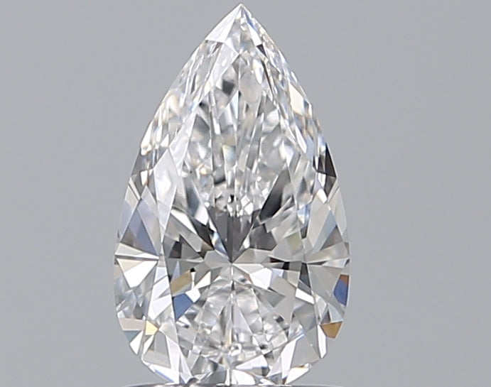 1.21 Carat Pear Natural Diamond with  Cut Diamond in 14KT  view 1

