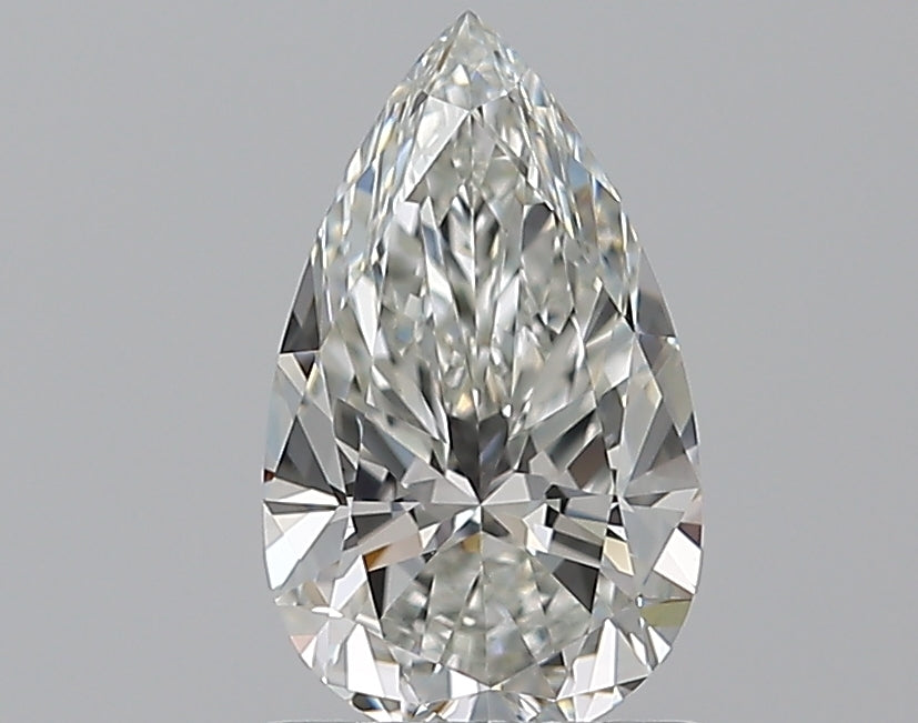 1.03 Carat Pear Natural Diamond with  Cut Diamond in 14KT  view 1
