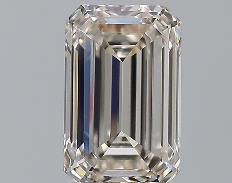 2.09 Carat Emerald Natural Diamond with  Cut Diamond in 14KT  view 1
