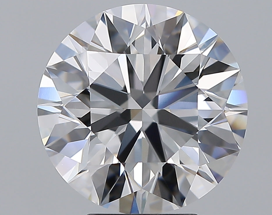 5.15 Carat Round Natural Diamond with  Cut Diamond in 14KT  view 1
