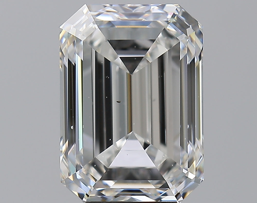 7.0 Carat Emerald Natural Diamond with  Cut Diamond in 14KT  view 1
