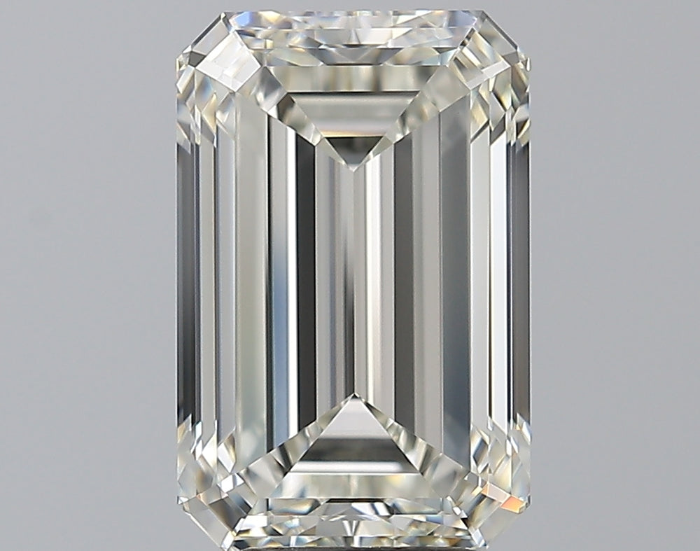 5.01 Carat Emerald Natural Diamond with  Cut Diamond in 14KT  view 1
