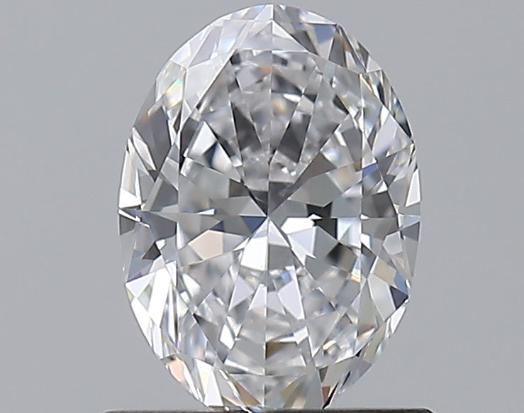 0.72 Carat Oval Natural Diamond with  Cut Diamond in 14KT  view 1
