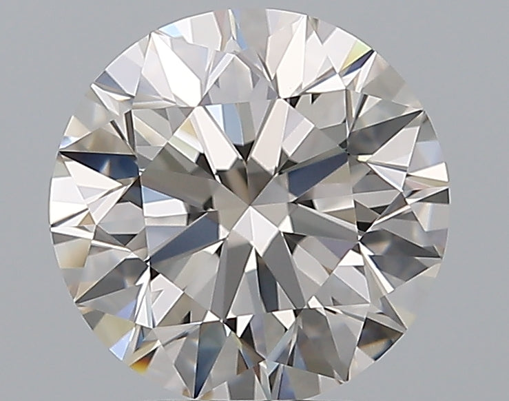 2.63 Carat Round Natural Diamond with  Cut Diamond in 14KT  view 1

