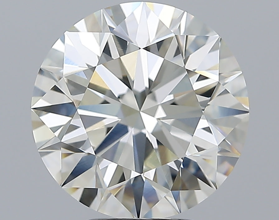 5.01 Carat Round Natural Diamond with  Cut Diamond in 14KT  view 1
