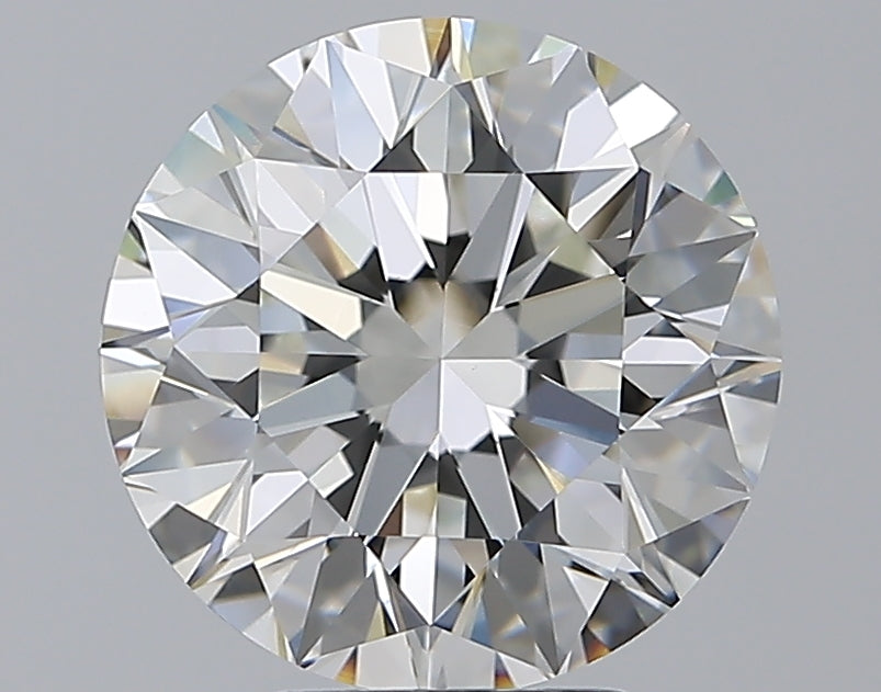 4.5 Carat Round Natural Diamond with  Cut Diamond in 14KT  view 1

