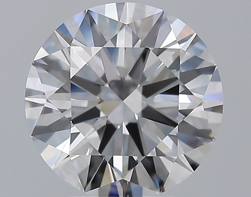 3.5 Carat Round Natural Diamond with  Cut Diamond in 14KT  view 1
