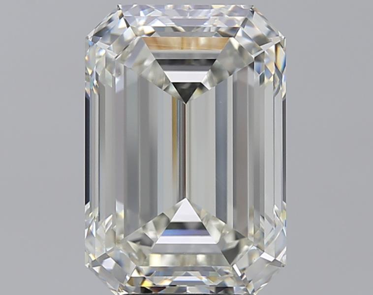 6.12 Carat Emerald Natural Diamond with  Cut Diamond in 14KT  view 1
