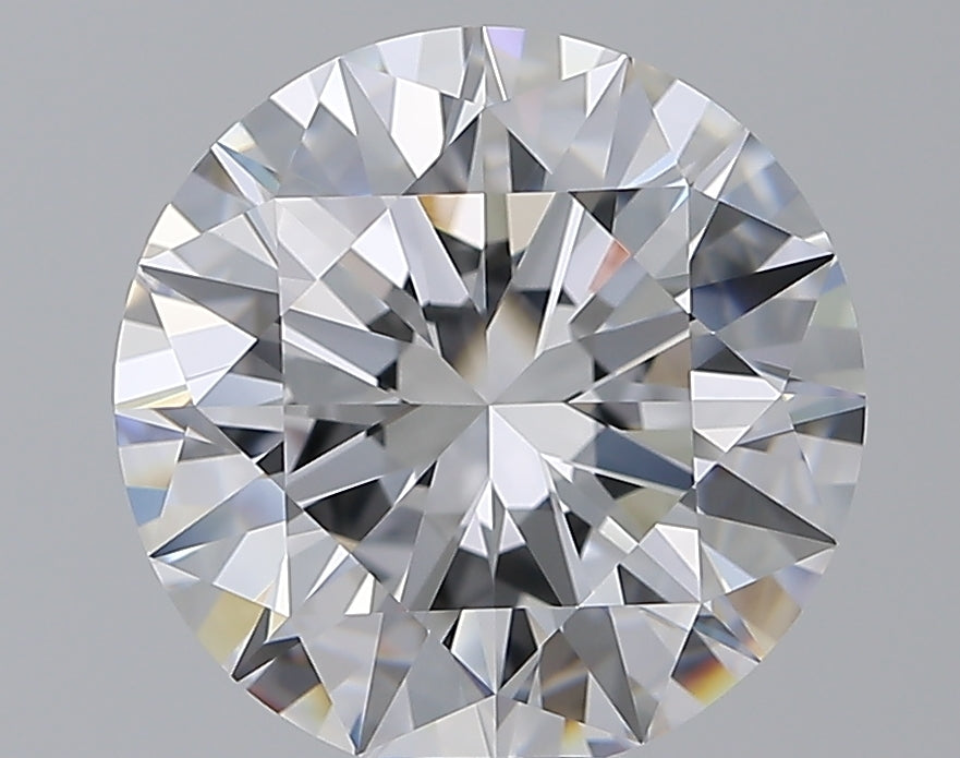 5.86 Carat Round Natural Diamond with  Cut Diamond in 14KT  view 1
