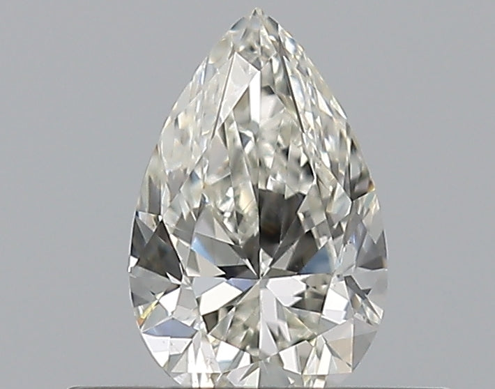 0.3 Carat Pear Natural Diamond with  Cut Diamond in 14KT  view 1
