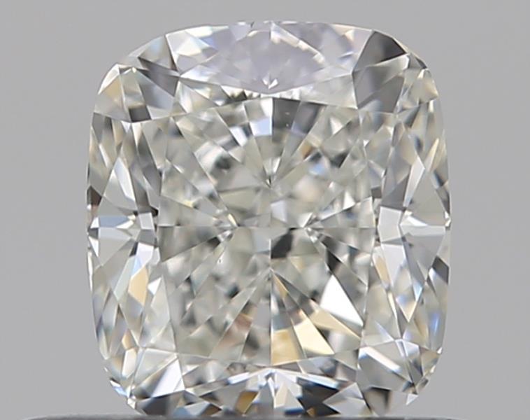 0.52 Carat Cushion Natural Diamond with  Cut Diamond in 14KT  view 1
