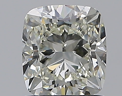 1.22 Carat Cushion Natural Diamond with  Cut Diamond in 14KT  view 1
