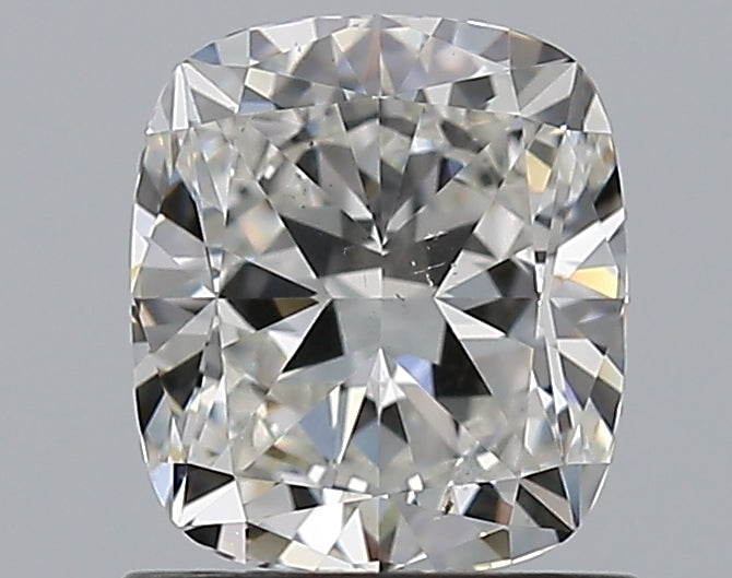 1.01 Carat Cushion Natural Diamond with  Cut Diamond in 14KT  view 1
