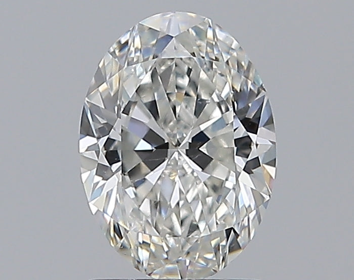 1.2 Carat Oval Natural Diamond with  Cut Diamond in 14KT  view 1
