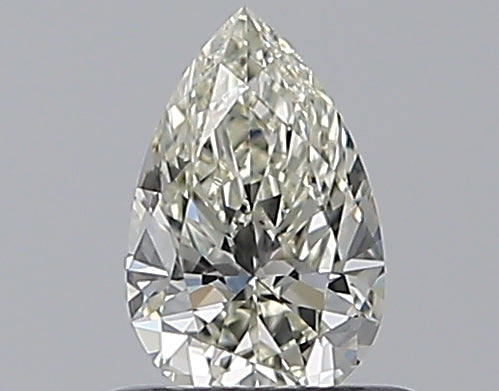 0.47 Carat Pear Natural Diamond with  Cut Diamond in 14KT  view 1
