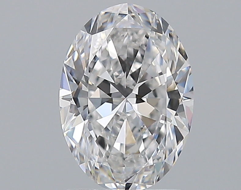 1.7 Carat Oval Natural Diamond with  Cut Diamond in 14KT  view 1
