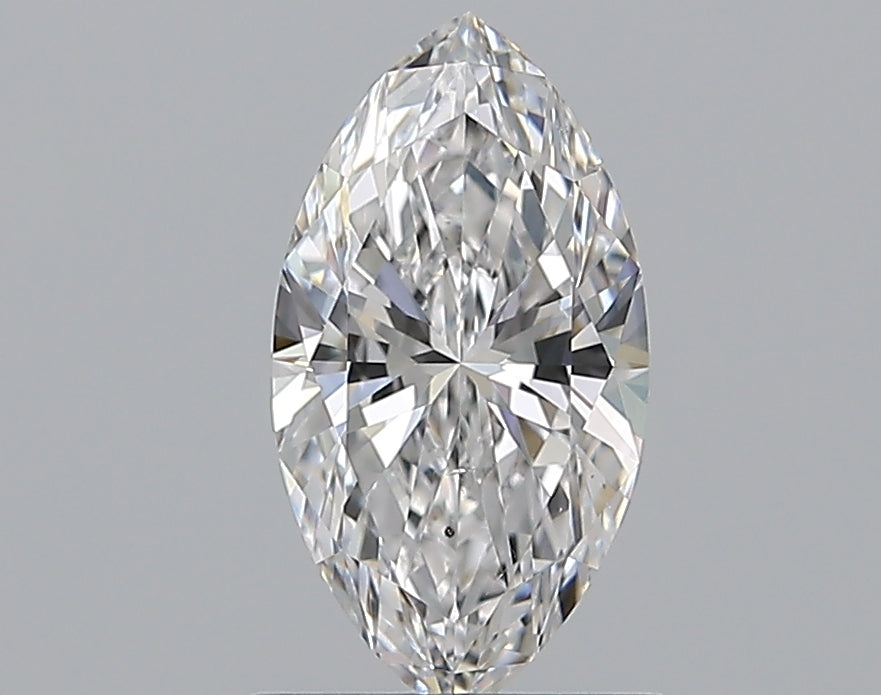 1.01 Carat Marquise Natural Diamond with  Cut Diamond in 14KT  view 1
