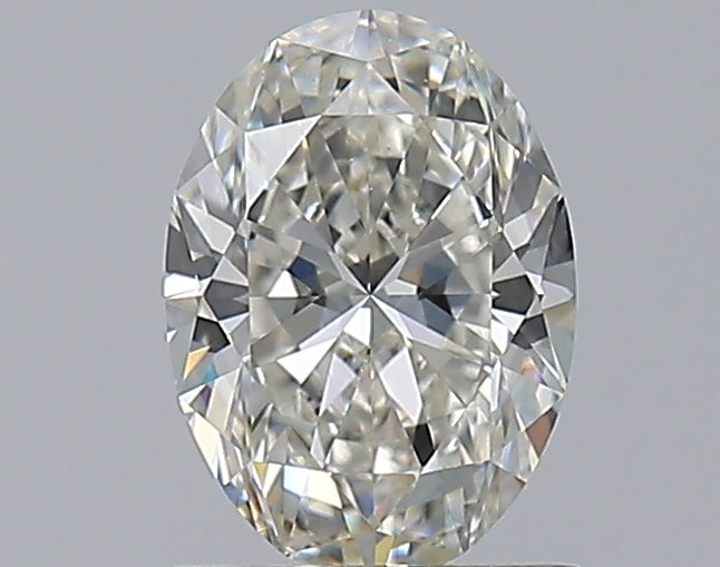 1.0 Carat Oval Natural Diamond with  Cut Diamond in 14KT  view 1
