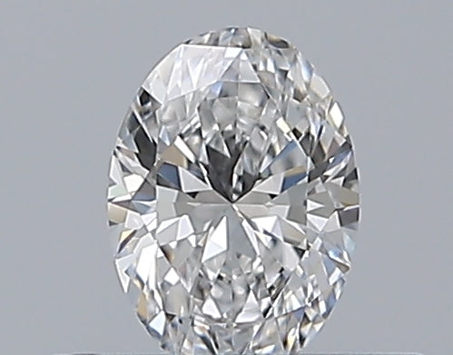 0.31 Carat Oval Natural Diamond with  Cut Diamond in 14KT  view 1
