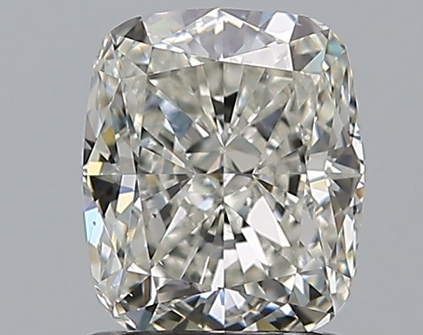 1.5 Carat Cushion Natural Diamond with  Cut Diamond in 14KT  view 1
