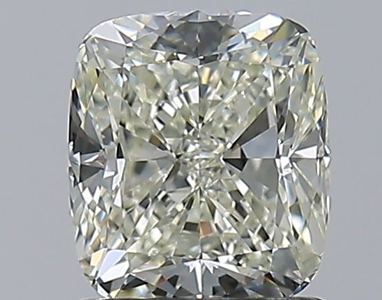 1.22 Carat Cushion Natural Diamond with  Cut Diamond in 14KT  view 1
