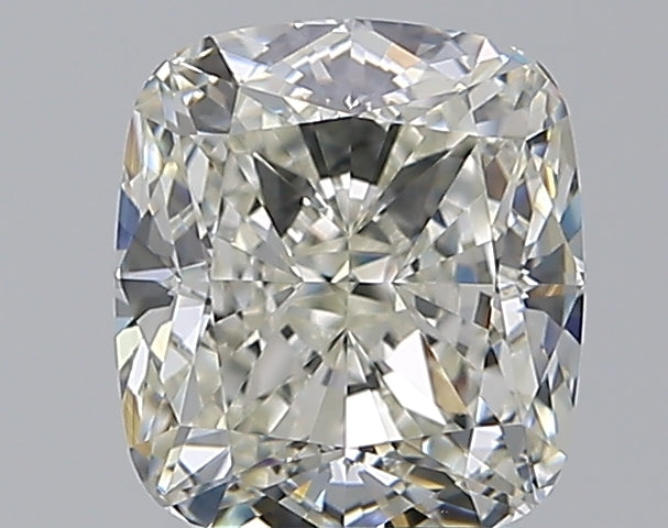 2.22 Carat Cushion Natural Diamond with  Cut Diamond in 14KT  view 1
