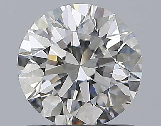 0.8 Carat Round Natural Diamond with  Cut Diamond in 14KT  view 1

